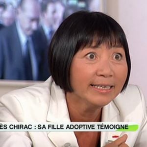 Anh Dao Traxel, fille adoptive de Jacques Chirac, dans "C a vous" le 7 septembre 2011.