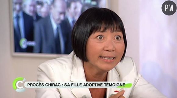 Anh Dao Traxel, fille adoptive de Jacques Chirac, dans "C a vous" le 7 septembre 2011.