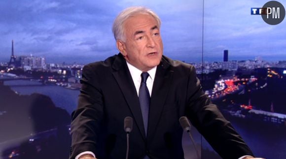 Dominique Strauss-Kahn, sur le plateau du 20 heures de TF1 le 18 septembre 2011.