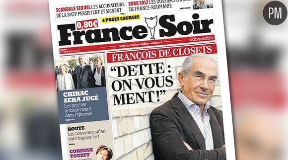 Le titre France Soir.