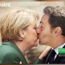 Allemagne/France, la nouvelle campagne "Unhate" de la marque Benetton.