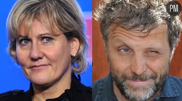 Nadine Morano et Stéphane Guillon.