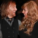 David et Cathy Guetta sur le tapis rouge des "NRJ Music Awards 2012". 