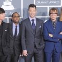Maroon 5 sur le tapis rouge des Grammy Awards 2012