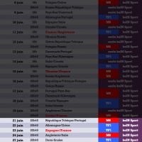 Diffusion Euro 2012 : Le calendrier des retransmissions chaîne par chaîne