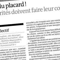 Homosexualité : Un collectif appelle les célébrités à "sortir du placard"