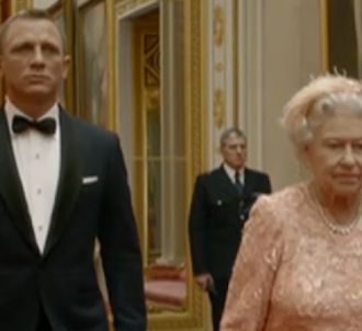 Court-métrage avec la reine Elizabeth et Daniel Craig,...