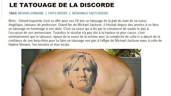 Un faux tatouage de Nadine Morano enflamme Twitter