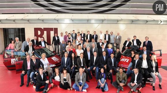 La photo de famille 2012 de RTL.