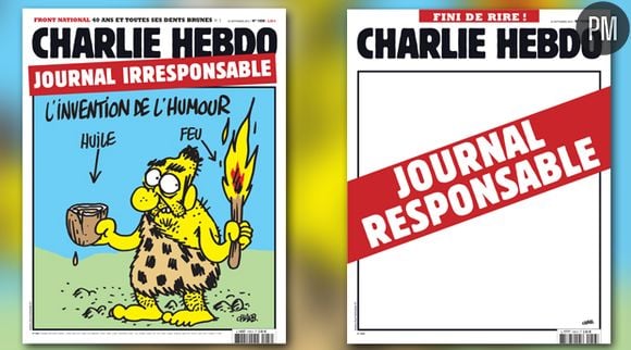 La doublie édition de Charlie Hebdo après la polémique sur les caricatures de Mahomet.