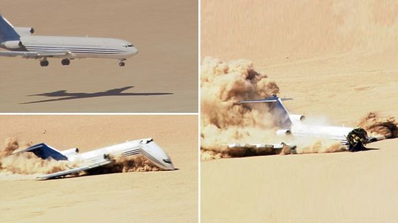 Zapping : Une chaîne britannique teste le crash d'un Boeing