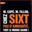 Sixt apostrophe François Fillon et Jean-François Copé