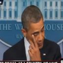 Barack Obama en larmes après la tuerie de Newtown