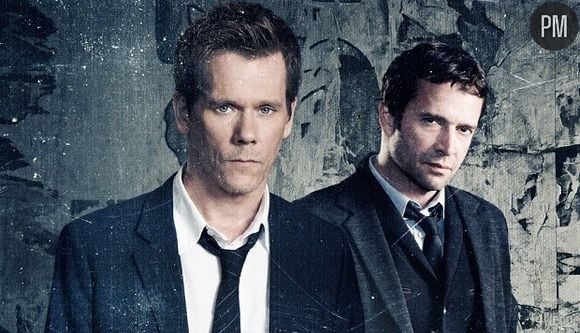 Kevin Bacon et James Purefoy dans "The Following"