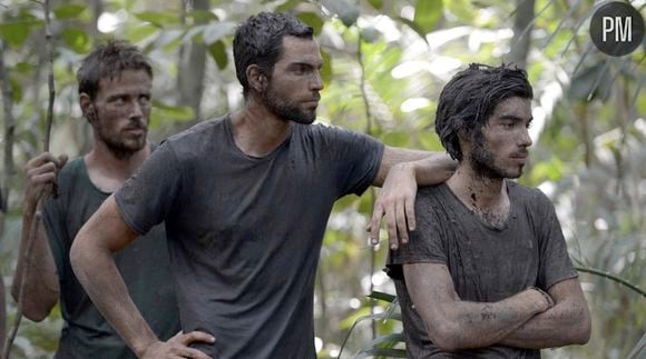 Ugo, Brice et Charles, candidats de "Koh-Lanta : Malaisie" (2012)