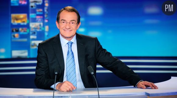 Jean-Pierre Pernaut sur le plateau des JT de TF1.