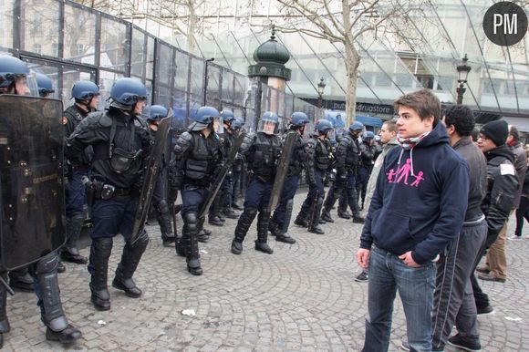 La "manif pour tous" contre le mariage gay, le 24 mars 2013 à Paris.