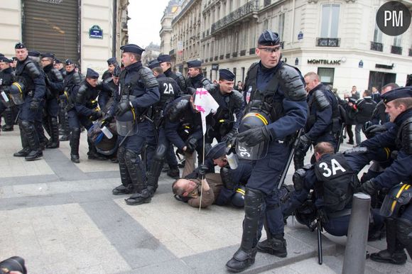 La "manif pour tous" contre le mariage gay, le 24 mars 2013 à Paris.