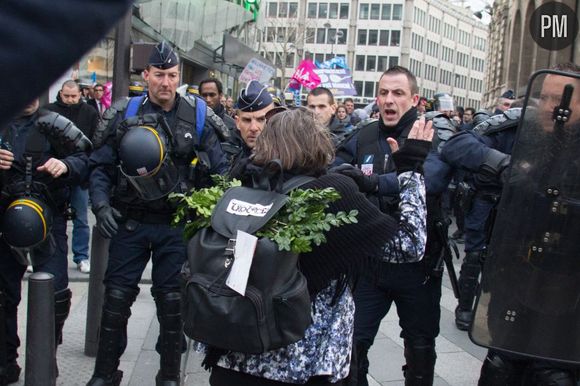 La "manif pour tous" contre le mariage gay, le 24 mars 2013 à Paris.