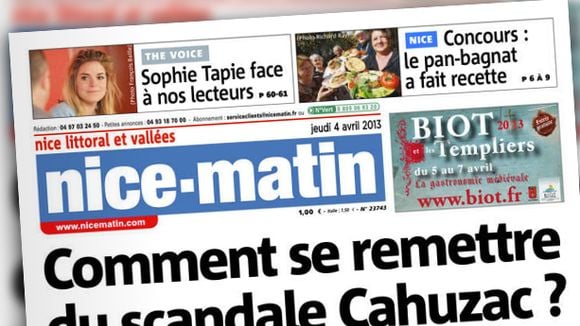 Une interview de la fille de Bernard Tapie dans "Nice Matin" fait polémique