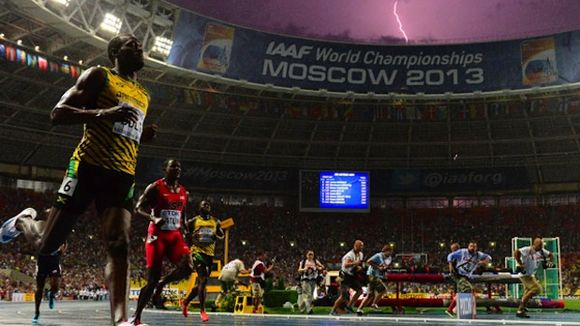 Une photo incroyable d'Usain Bolt fait le tour du monde