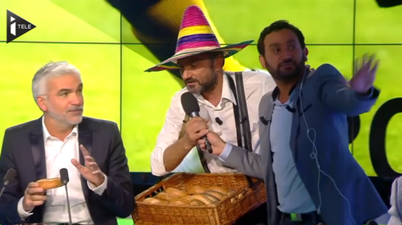 Cyril Hanouna distribue des beignets sur i-TELE