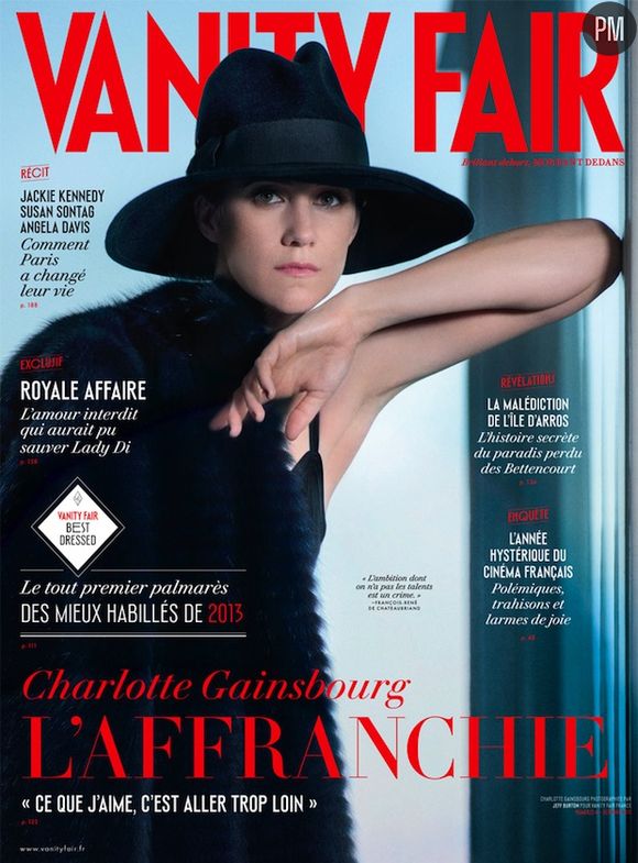 Charlotte Gainsbourg à la Une de "Vanity Fair"