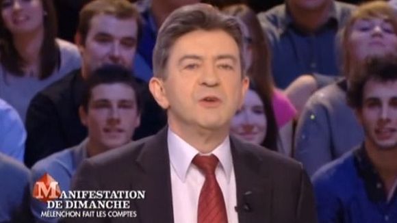 Jean-Luc Mélenchon sur le plateau du "Grand Journal" mardi dernier