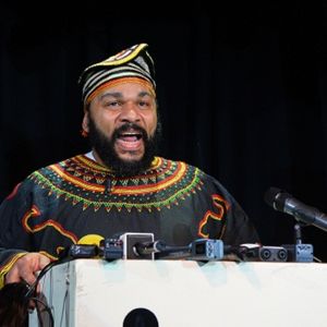 Dieudonné lors d'une récente conférence de presse