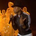 Pharrell Williams chante "Happy" aux Oscars 2014
