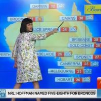 Katy Perry, miss météo d'un jour à la télévision australienne