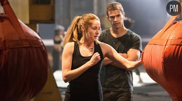 Shailene Woodley et Theo James dans "Divergente"