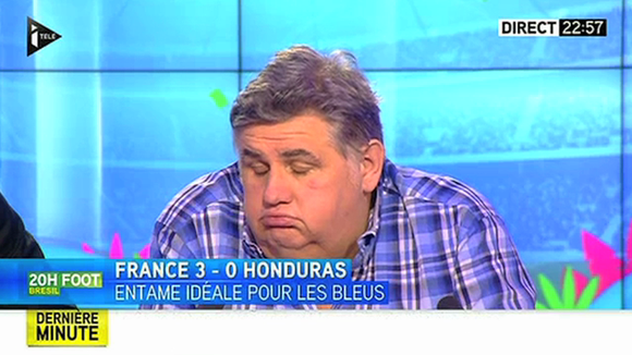 Pierre Ménès, sur i-TELE.