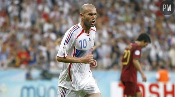 Zinedine Zidane lors du match France-Portugal en 2006