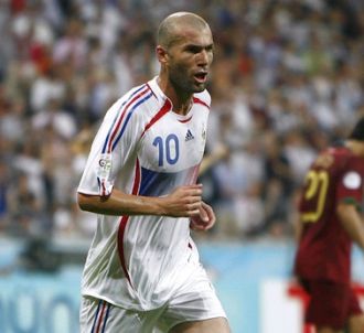 Zinedine Zidane lors du match France-Portugal en 2006