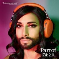 Pub : Conchita Wurst égérie des casques Parrot