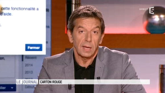 Le "carton rouge" de Michel Cymes à Facebook