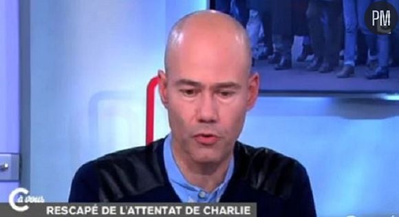 Laurent Léger (Capture dans "C à vous" le 12 janvier 2015)