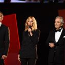 Lambert Wilson, Pierre Arditi et Sandrine Kiberlain rendent hommage à Alain Renais lors de la 40ème Cérémonie des César