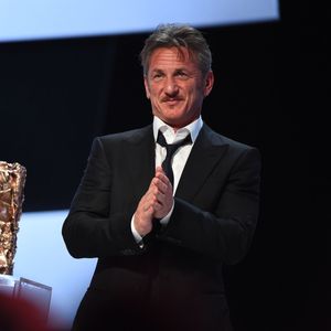 Sean Penn, César d'honneur, lors de la 40ème Cérémonie des César