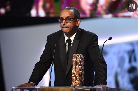 Abderrahmane Sissako, sacré meilleur réalisateur, lors de la 40ème Cérémonie des César