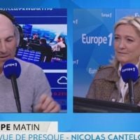 Ambiance froide entre Nicolas Canteloup et Marine Le Pen sur Europe 1