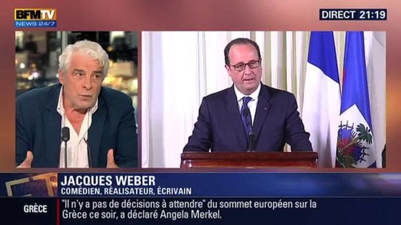 Jacques Weber : "Je préfère 1 milliard de fois ce gouvernement que le Front National ou Les Républicains"