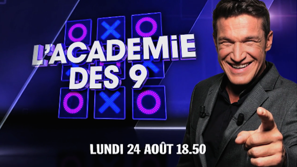 Jean-Pierre Foucault remet les clés de "L'Académie des neuf" à Benjamin Castaldi