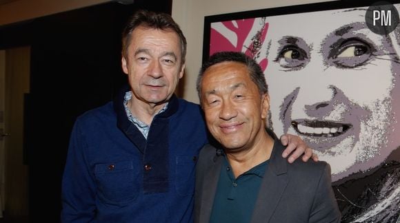 Michel Denisot et Renaud Le Van Kim, en 2014.