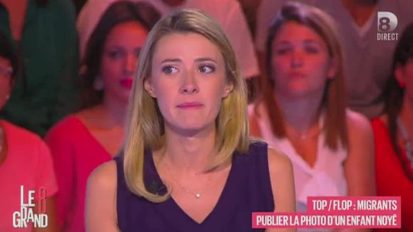 Photo de l'enfant mort : Elisabeth Bost au bord des larmes dans "Le Grand 8"