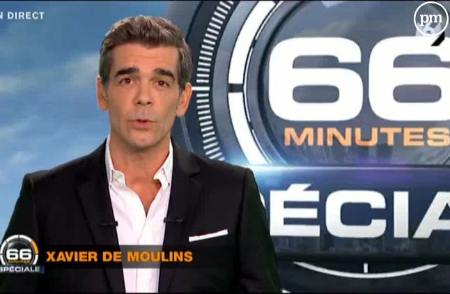 Le lancement de Xavier de Moulins, dans "66 minutes".