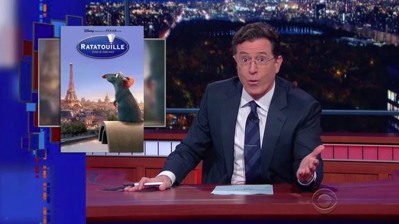 Stephen Colbert rend hommage aux Français... et à "Ratatouille"