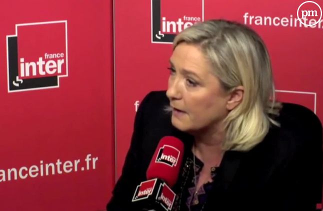 Marine Le Pen sur France Inter.