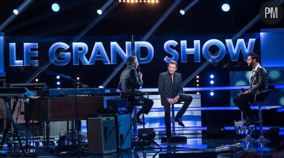 Michel Drucker présente le "Grand Show : Spécial Johnny Hallyday